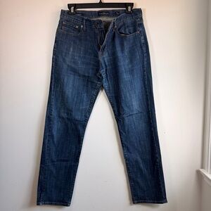 Lucky Brand Men's Dark Indigo 221 Straight Jeans